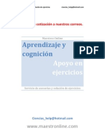 Aprendizaje y Cognición