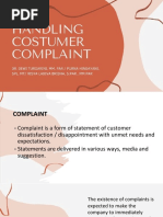 Handling Costumer Complaint English