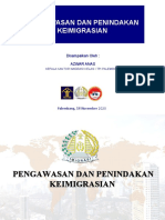 Pengawasan Keimigrasian Dan Penindakan Keimigrasian