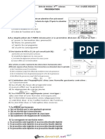 Série de Révision N°1 - SVT - Procréation - Bac Sciences Exp (2016-2017) MR SABER