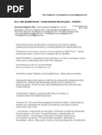 500 Exercicios-Curso Professores-Partepedagógica