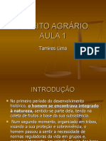 Direito Agrário - Aula 1