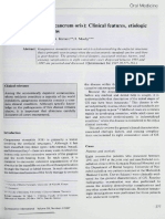 Gangrenous Stomatitis (Cancrum Oris) : Clinical Features, Etiologic Factors, and Complications