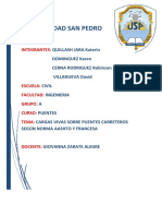 Cargas Vivas Sobre Puentes Carreteros Según Norma Aashto y Francesa