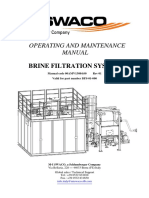 Operating and Maintenance Manual: Brine Filtration System