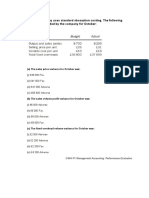 17.16 Basic. A Company Uses Standard Absorption Costing. The Following Information Was Recorded by The Company For October