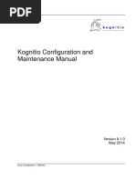 Kognitio Configuration and Maintenance Manual: Data Classification - PUBLIC