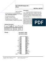 WS7106 / WS7107: 3 Digit LCD/LED Display A/D Converters