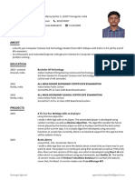 Kushagra Agarwal Resume