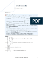 Matrices (I)