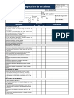 SSTMA-FOR-040 Inspección Escaleras