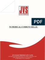 Numerical Current Relay: Electronics