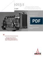 Deutz 1012 1013 Pump Applications Spec Sheet