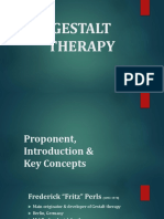 Summary Report On Gestalt Therapy