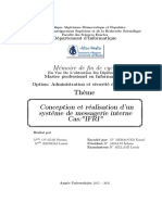 Conception Et Réalisation D'un Système de Messagerie Interne CasIFRI