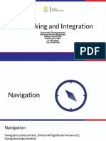 10 - Navigation, Networking and Integration