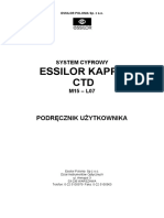 Instrukcja Obsługi - Essilor Kappa CTD