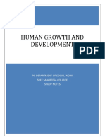 Human Growth and Development Notes