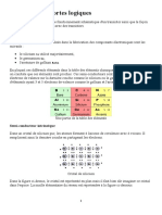 Cours Transistor Et Portes Logiques