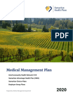 2020 Medical Management Plan