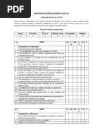 Investario de Estrés Académico Sisco SV-2020