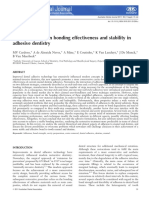 Australian Dental Journal: Current Aspects On Bonding Effectiveness and Stability in Adhesive Dentistry