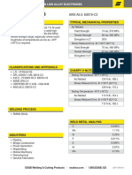 Atom Arc 8018: Features Typical Mechanical Properties