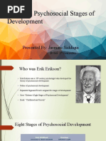 Erikson's Stages of Psychosocial Development