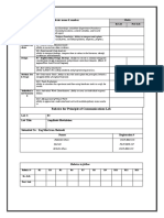 Rubrics Name & Number: Rubrics For Principle of Communications Lab