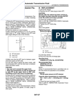 2005-2007 5EAT ATF Procedure