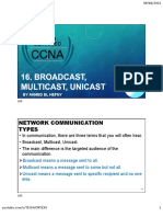 Network Communication Types: by Ahmed El Hefny