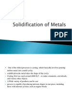 Solidification of Metal and Alloys