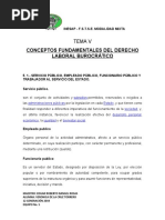 Tema V Derecho Laboral Burocratico