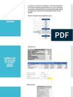 Ejemplo de Aplicación de Target Value Desing