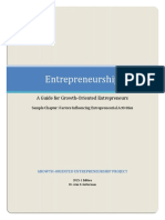 Entrepreneurship: A Guide For Growth-Oriented Entrepreneurs