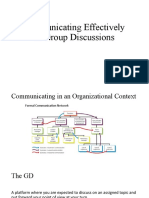 Communicating Effectively in GDs - Nov 7 2021