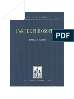 LArt de Philosopher by Russell, Bertrand