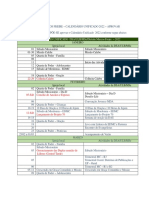 Calendario MSE 2022