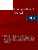 Chemical Composition of The Cell