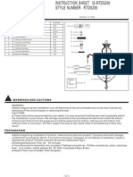 Instruction Sheet Is-Rtd5206 Style Number: Rtd5206: Package Contents