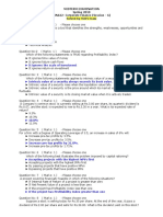 Midterm Examination Spring 2010 FIN622-Corporate Finance (Session - 6)