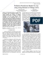 Proposed Air Pollution Prediction Model For Air Quality Monitoring Using Internet of Things (IoT)