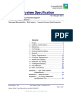 Materials System Specification