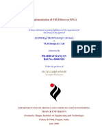 Implementation of FIR Filters On FPGA