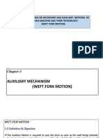 (1.2c) Auxiliary Mechanism-Weft Fork (Side)