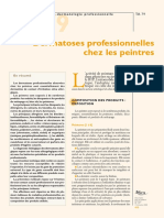 Dermatoses Professionnelles Chez Les Peintres: Fiche D'allergologie-Dermatologie Professionnelle