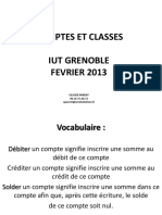 COMPTES ET CLASSES IUT GRENOBLE FEVRIER 2013. OLIVIER PARENT 06.16.71.46.72 Oparent@