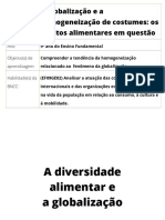 A Globalizacao e A Homogeneizacao de Costumes Os Habitos Alimentares em Questao5201