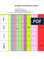 DR Lock Key Chart