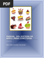 Manual Del Sistema de Appcc para Confiteria